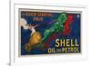 Shell Oil and Petrol-null-Framed Premium Giclee Print