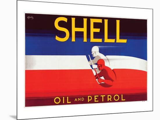 Shell Oil and Petrol-null-Mounted Premium Giclee Print