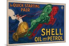 Shell Oil and Petrol-null-Mounted Premium Giclee Print