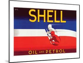 Shell Oil and Petrol-null-Mounted Art Print