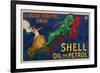 Shell Oil and Petrol-null-Framed Art Print