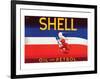 Shell Oil and Petrol-null-Framed Art Print