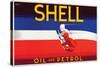 Shell Oil and Petrol-null-Stretched Canvas