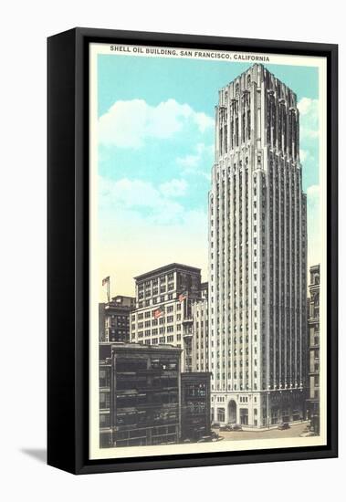 Shell Oil Building, Downtown, San Francisco, California-null-Framed Stretched Canvas
