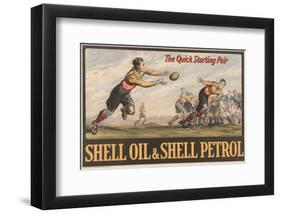 Shell Oil & Shell Petrol-null-Framed Art Print