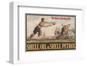 Shell Oil & Shell Petrol-null-Framed Art Print