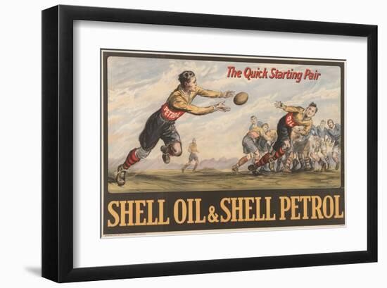 Shell Oil & Shell Petrol-null-Framed Art Print