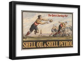 Shell Oil & Shell Petrol-null-Framed Art Print