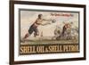 Shell Oil & Shell Petrol-null-Framed Art Print