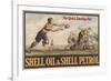 Shell Oil & Shell Petrol-null-Framed Art Print