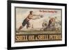 Shell Oil & Shell Petrol-null-Framed Art Print