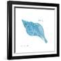 Shell on White II-Gwendolyn Babbitt-Framed Art Print