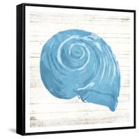 Shell On Wood-OnRei-Framed Stretched Canvas