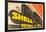 Shell Petrol & Oil-null-Framed Art Print