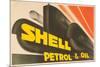 Shell Petrol & Oil-null-Mounted Art Print