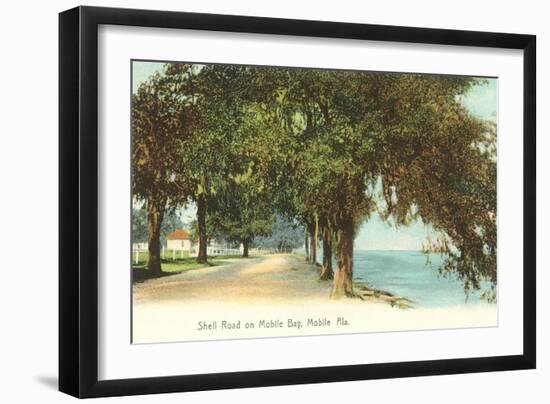 Shell Road, Mobile, Alabama-null-Framed Art Print
