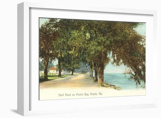 Shell Road, Mobile, Alabama-null-Framed Art Print