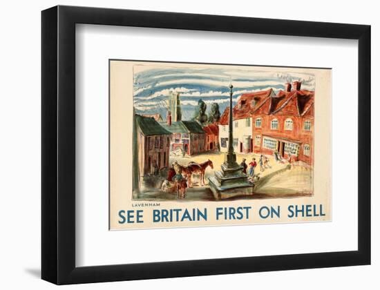 Shell See Britain Lavenham-null-Framed Art Print