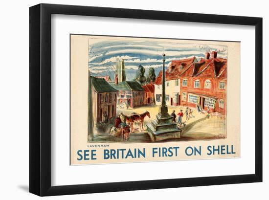 Shell See Britain Lavenham-null-Framed Art Print