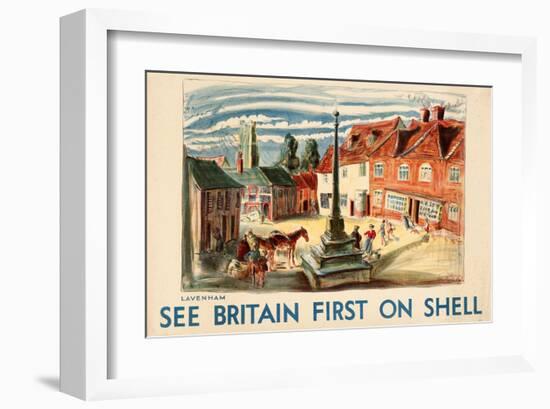 Shell See Britain Lavenham-null-Framed Art Print