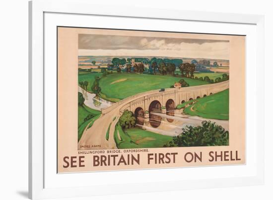 Shell See Britain Oxfordshire-null-Framed Art Print