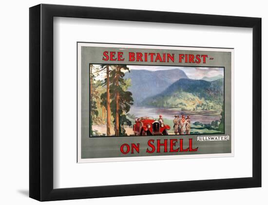 Shell - See Britain Ullswater-null-Framed Art Print