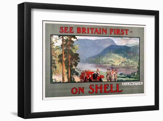 Shell - See Britain Ullswater-null-Framed Art Print
