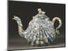 Shell-Shaped Teapot Decorated Like Agate, 1740-1745-null-Mounted Giclee Print