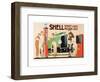 Shell Spirit and Motor Oils-null-Framed Art Print