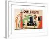 Shell Spirit and Motor Oils-null-Framed Art Print