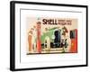 Shell Spirit and Motor Oils-null-Framed Art Print