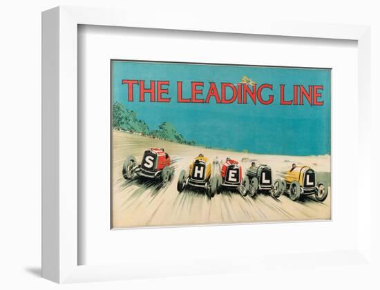 Shell the Leading Line-null-Framed Art Print