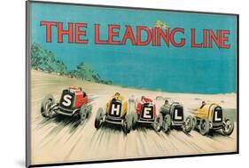 Shell the Leading Line-null-Mounted Art Print