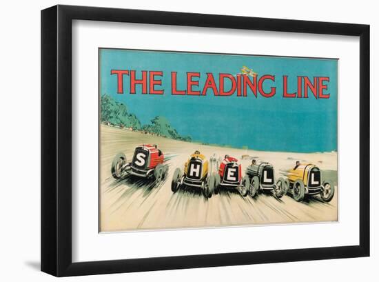 Shell the Leading Line-null-Framed Art Print