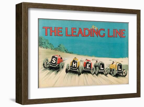 Shell the Leading Line-null-Framed Art Print