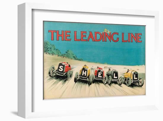 Shell the Leading Line-null-Framed Art Print