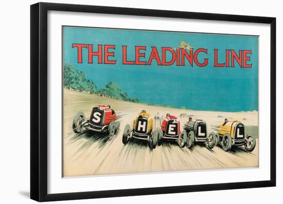 Shell the Leading Line-null-Framed Art Print