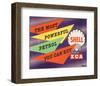 Shell the Most Powerful Petrol-null-Framed Art Print