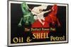 Shell the Perfect Power Pair-null-Mounted Art Print
