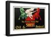 Shell the Perfect Power Pair-null-Framed Art Print