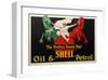 Shell the Perfect Power Pair-null-Framed Art Print