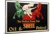 Shell the Perfect Power Pair-null-Mounted Art Print