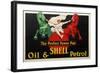 Shell the Perfect Power Pair-null-Framed Art Print