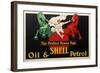 Shell the Perfect Power Pair-null-Framed Art Print