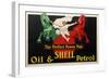 Shell the Perfect Power Pair-null-Framed Art Print