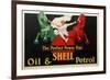 Shell the Perfect Power Pair-null-Framed Art Print
