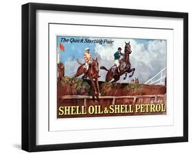 Shell the Quick Strating Pair-null-Framed Art Print