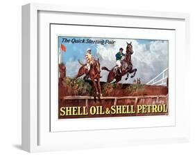 Shell the Quick Strating Pair-null-Framed Art Print