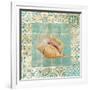 Shell Tiles II Blue-Danhui Nai-Framed Premium Giclee Print