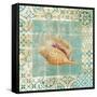 Shell Tiles II Blue-Danhui Nai-Framed Stretched Canvas